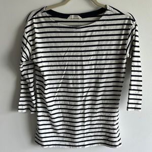 Bundle of two H&M striped nautical boatneck shirts